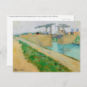 Vincent van Gogh - Langlois Bridge bei Arles #2 Postkarte (Vorne/Hinten)