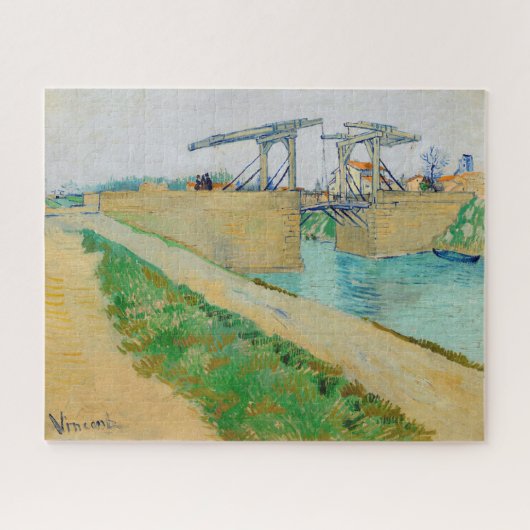 Vincent van Gogh - Langlois Bridge bei Arles #2 Puzzle (Horizontal)