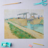 Vincent van Gogh - Langlois Bridge bei Arles #2 Seidenpapier (Basteln)