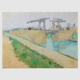 Vincent van Gogh - Langlois Bridge bei Arles #2 Seidenpapier