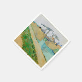 Vincent van Gogh - Langlois Bridge bei Arles #2 Serviette (Ecke)