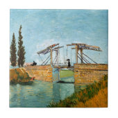 Vincent van Gogh - Langlois Bridge bei Arles #3 Fliese (Vorderseite)