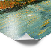 Vincent van Gogh - Langlois Bridge bei Arles #3 Fotodruck (Ecke)