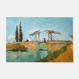 Vincent van Gogh - Langlois Bridge bei Arles #3 Fußmatte