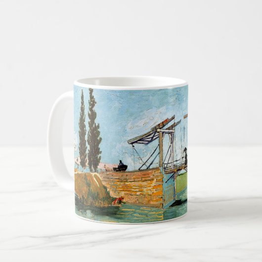 Vincent van Gogh - Langlois Bridge bei Arles #3 Kaffeetasse (Vorderseite Links)