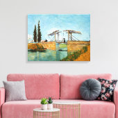 Vincent van Gogh - Langlois Bridge bei Arles #3 Leinwanddruck (Insitu (Wohnzimmer))