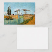 Vincent van Gogh - Langlois Bridge bei Arles #3 Mitteilungskarte (Vorne/Hinten)