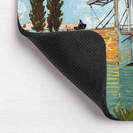 Vincent van Gogh - Langlois Bridge bei Arles #3 Mousepad (Ecke)