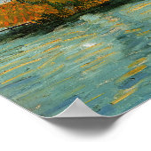 Vincent van Gogh - Langlois Bridge bei Arles #3 Poster (Ecke)