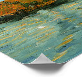 Vincent van Gogh - Langlois Bridge bei Arles #3 Poster (Ecke)