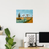 Vincent van Gogh - Langlois Bridge bei Arles #3 Poster (Heimbüro)