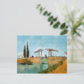 Vincent van Gogh - Langlois Bridge bei Arles #3 Postkarte (Stehend Vorderseite)