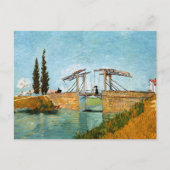 Vincent van Gogh - Langlois Bridge bei Arles #3 Postkarte (Vorderseite)