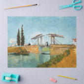 Vincent van Gogh - Langlois Bridge bei Arles #3 Seidenpapier (Basteln)