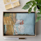 Vincent van Gogh - Langlois Bridge bei Arles #3 Seidenpapier (Geschenk)