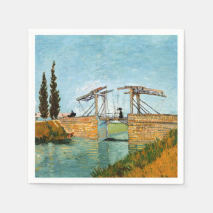 Vincent van Gogh - Langlois Bridge bei Arles #3 Serviette