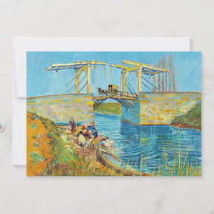 Vincent van Gogh - Langlois-Brücke in Arles #1 Dankeskarte