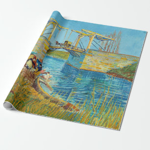 Vincent van Gogh - Langlois-Brücke in Arles #1 Geschenkpapier