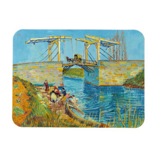 Vincent van Gogh - Langlois-Brücke in Arles #1 Magnet