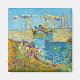 Vincent van Gogh - Langlois-Brücke in Arles #1 Magnet