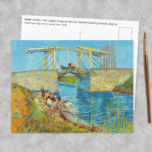 Vincent van Gogh - Langlois-Brücke in Arles #1 Postkarte