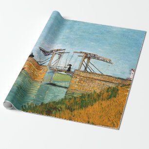 Vincent van Gogh - Langlois-Brücke in Arles #3 Geschenkpapier