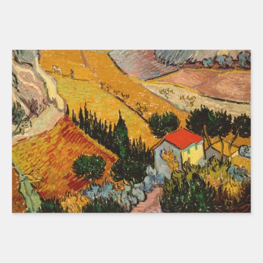 Vincent Van Gogh - Lanscapes Selection Geschenkpapier Set (Vorderseite 3)