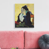 Vincent van Gogh | L'Arlesienne 1888 Leinwanddruck (Insitu (Wohnzimmer))