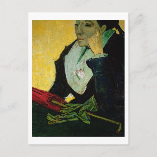 Vincent van Gogh | L'Arlesienne, Detail, 1888 Postkarte (Vorderseite)