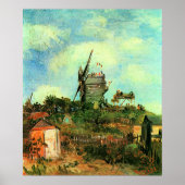 Vincent van Gogh, Le Moulin de la Galette 3, Poster (Vorne)