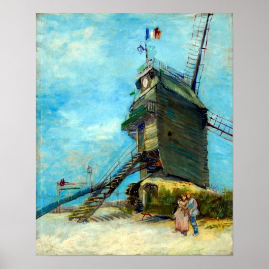 Vincent van Gogh Le Moulin de la Galette Poster (Vorne)