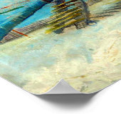 Vincent van Gogh Le Moulin de la Galette Poster (Ecke)