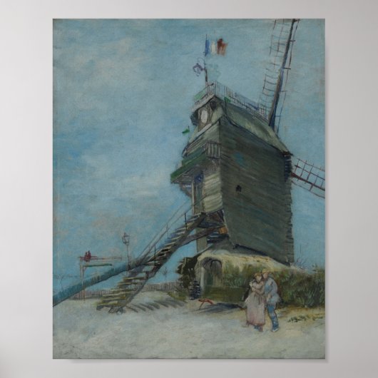Vincent van Gogh - Le Moulin de la Galette Poster (Vorne)