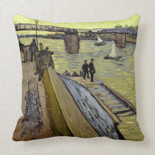 Vincent van Gogh Le Pont de Trinquetaille Arles Kissen