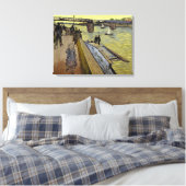 Vincent van Gogh | Le Pont de Trinquetaille Arles Leinwanddruck (Insitu (Schlafzimmer))