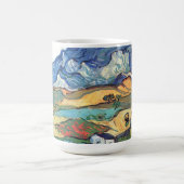 Vincent Van Gogh - Les Alpilles Bergwelt Landschaf Kaffeetasse (Mittel)