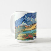 Vincent Van Gogh - Les Alpilles Bergwelt Landschaf Kaffeetasse (Vorderseite Links)