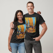 Vincent Van Gogh - Les Alyscamps Herbstlandschaft T-Shirt (Unisex)