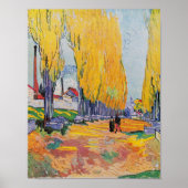 Vincent Van Gogh - Les Alyscamps Print Poster (Vorne)
