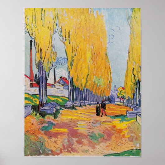Vincent Van Gogh - Les Alyscamps Print Poster (Vorne)
