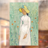 Vincent van Gogh - Mädchen in Weiß Fensteraufkleber (Blatt 2)