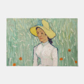 Vincent van Gogh - Mädchen in Weiß Fußmatte (Vorderseite)