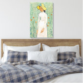 Vincent van Gogh - Mädchen in Weiß Leinwanddruck (Insitu (Schlafzimmer))