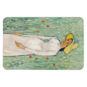 Vincent van Gogh - Mädchen in Weiß Magnet (Horizontal)