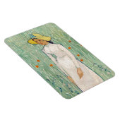 Vincent van Gogh - Mädchen in Weiß Magnet (Rechte Seite)