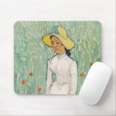 Vincent van Gogh - Mädchen in Weiß Mousepad (Mit Mouse)