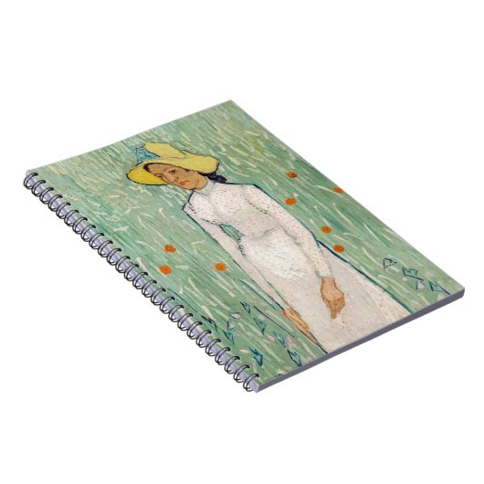 Vincent van Gogh - Mädchen in Weiß Notizblock (Rechte Seite)