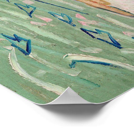 Vincent van Gogh - Mädchen in Weiß Poster (Ecke)