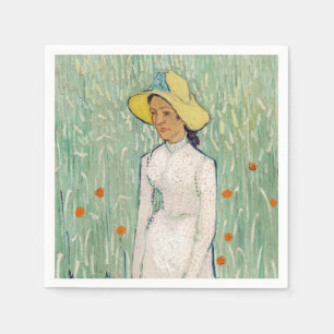 Vincent van Gogh - Mädchen in Weiß Serviette