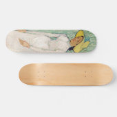 Vincent van Gogh - Mädchen in Weiß Skateboard (Horizontal)
